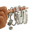 Stainless Steel 5 in 1 Bangle Set