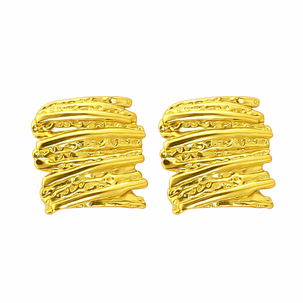 Bold Barn Earrings in Stainless Steel