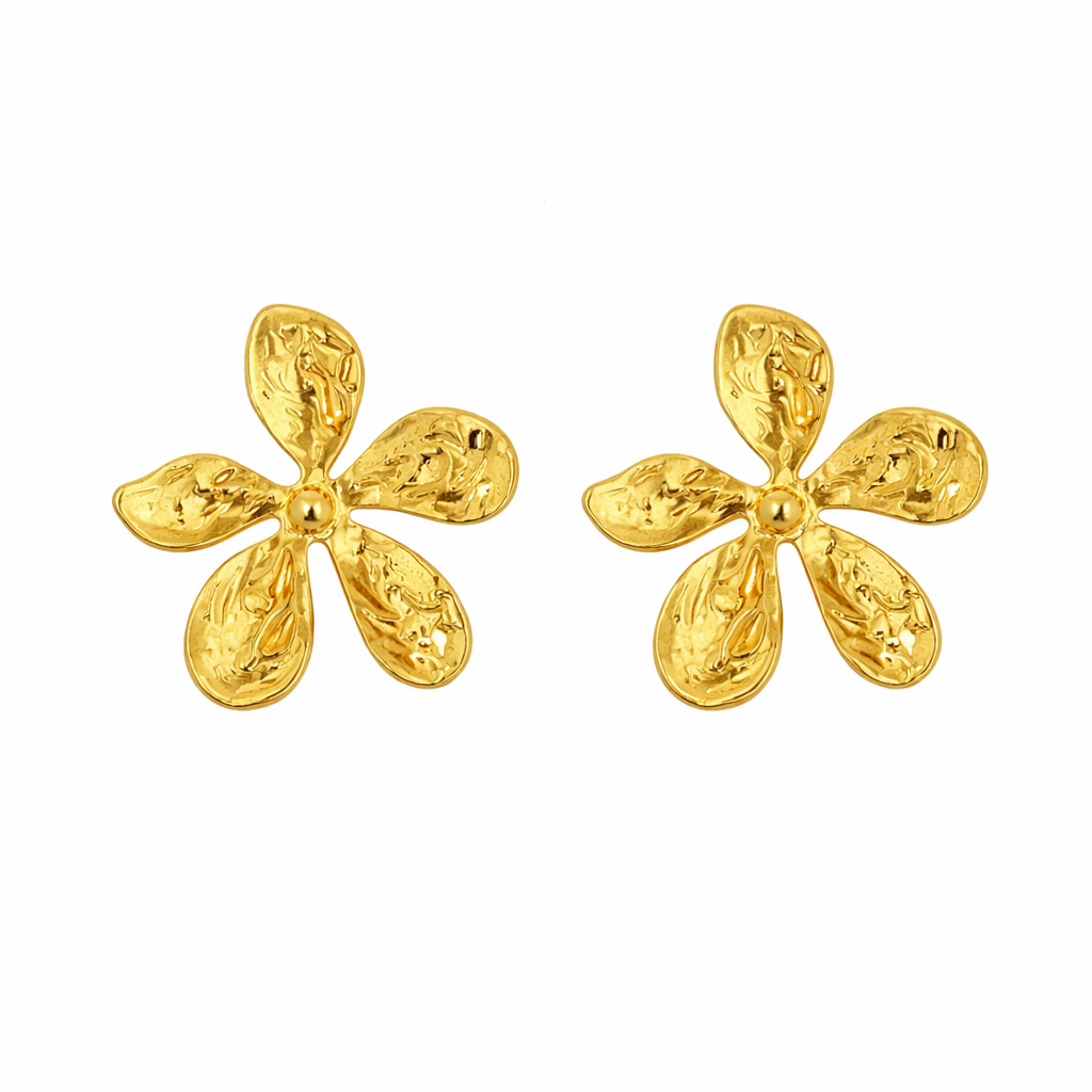 Golden Petals Earrings