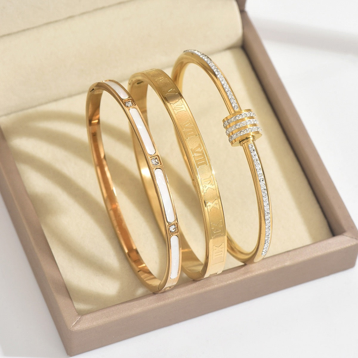 3 in 1 Stainless Steel Bangle