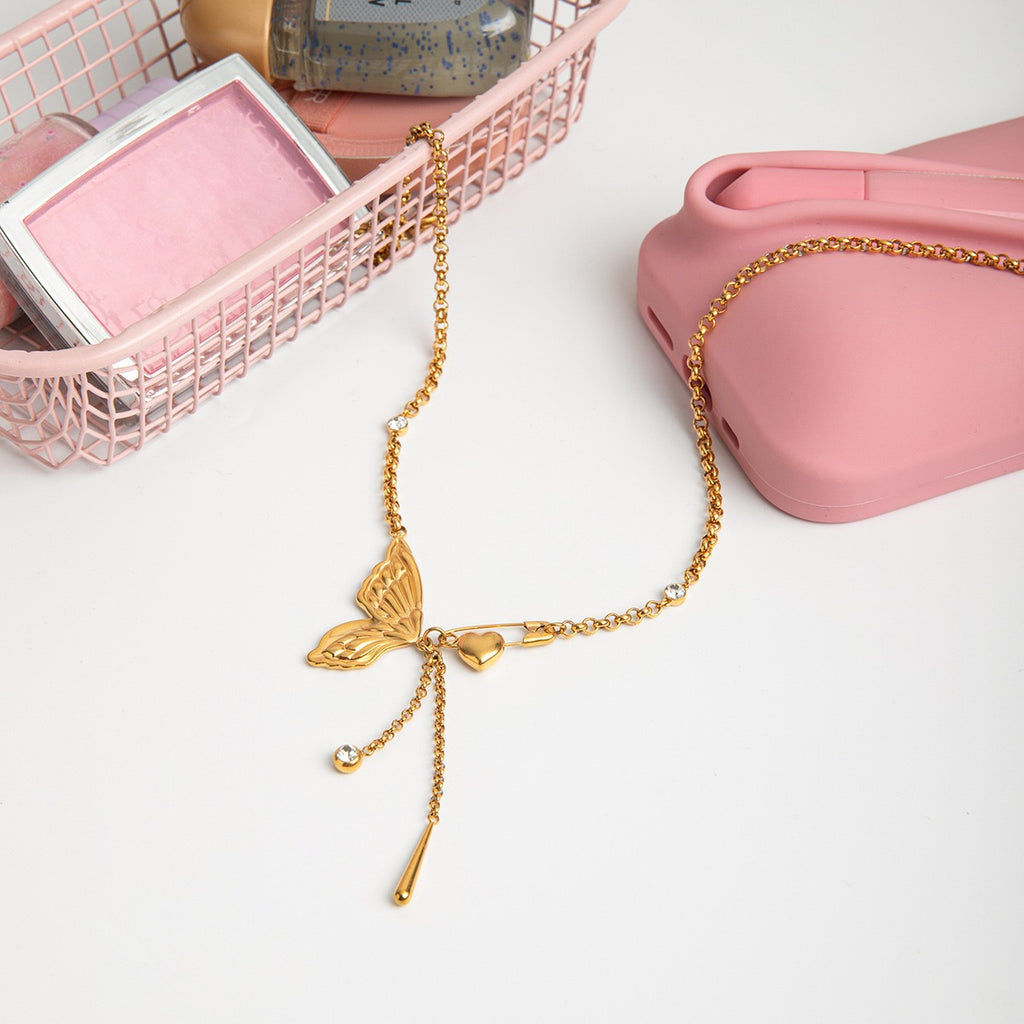 Winged Heart Necklace