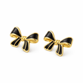Bow Earrings in Stainless Steel