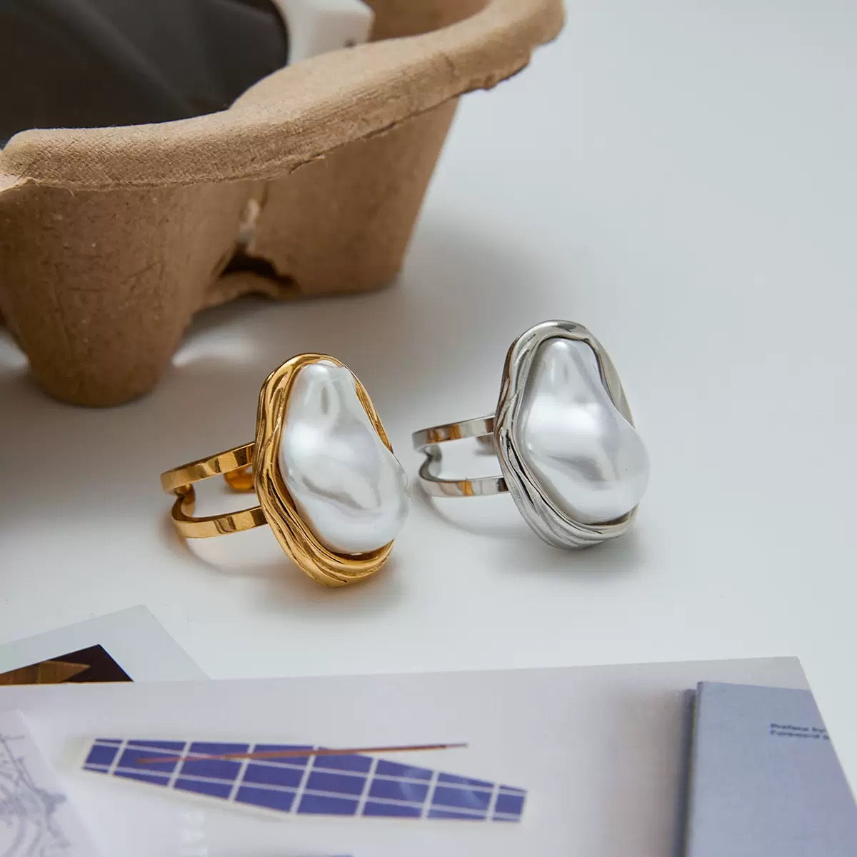Bold Ladia Ring - Stainless Steel