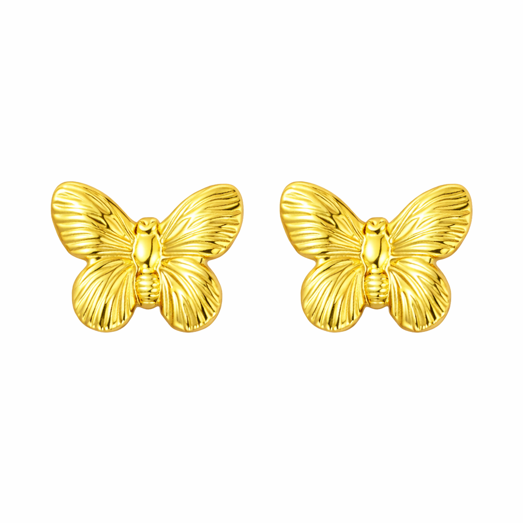 Butterfly Golden Earrings