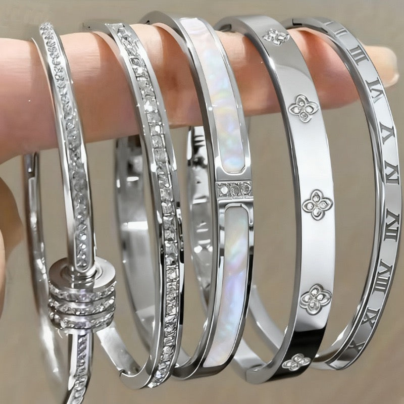 Maxine 5 in 1 Set Bracelet in Stainless Steel