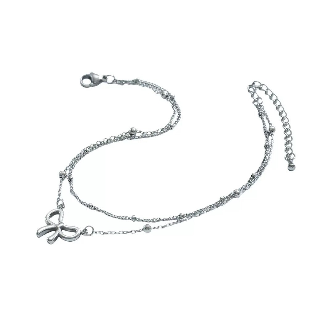 Bow 2 layer Anklet