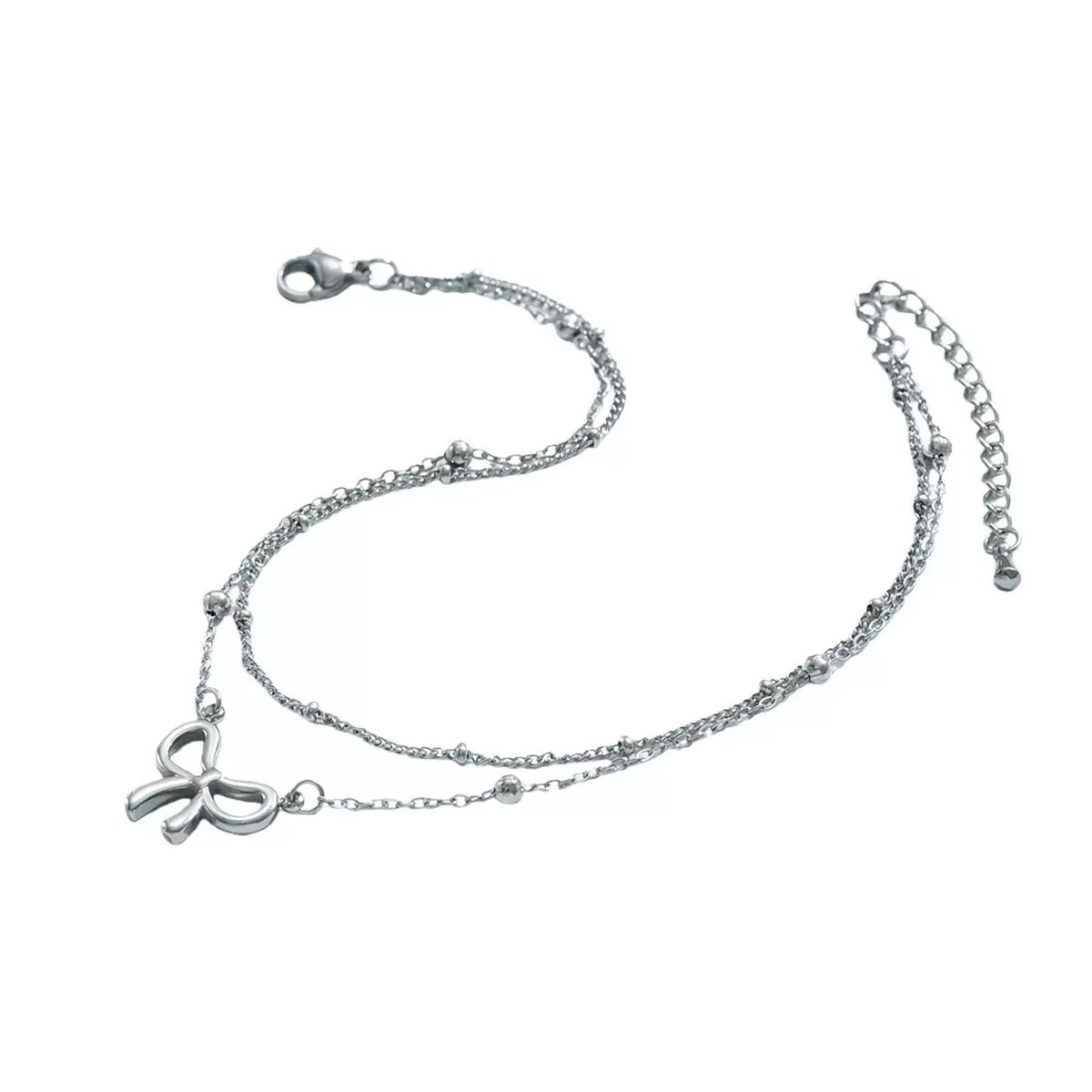 Bow 2 layer Anklet