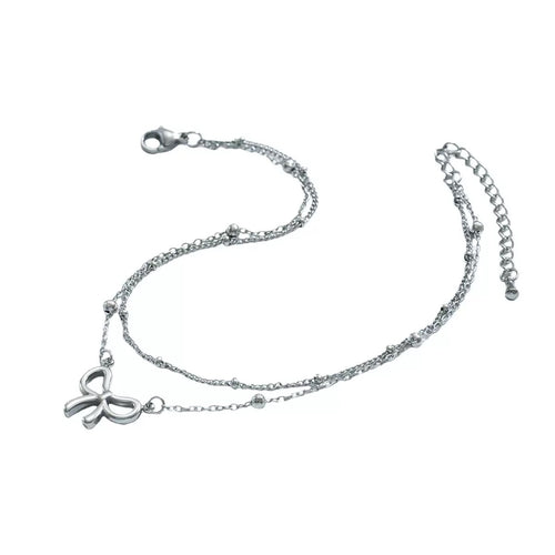 Bow 2 layer Anklet