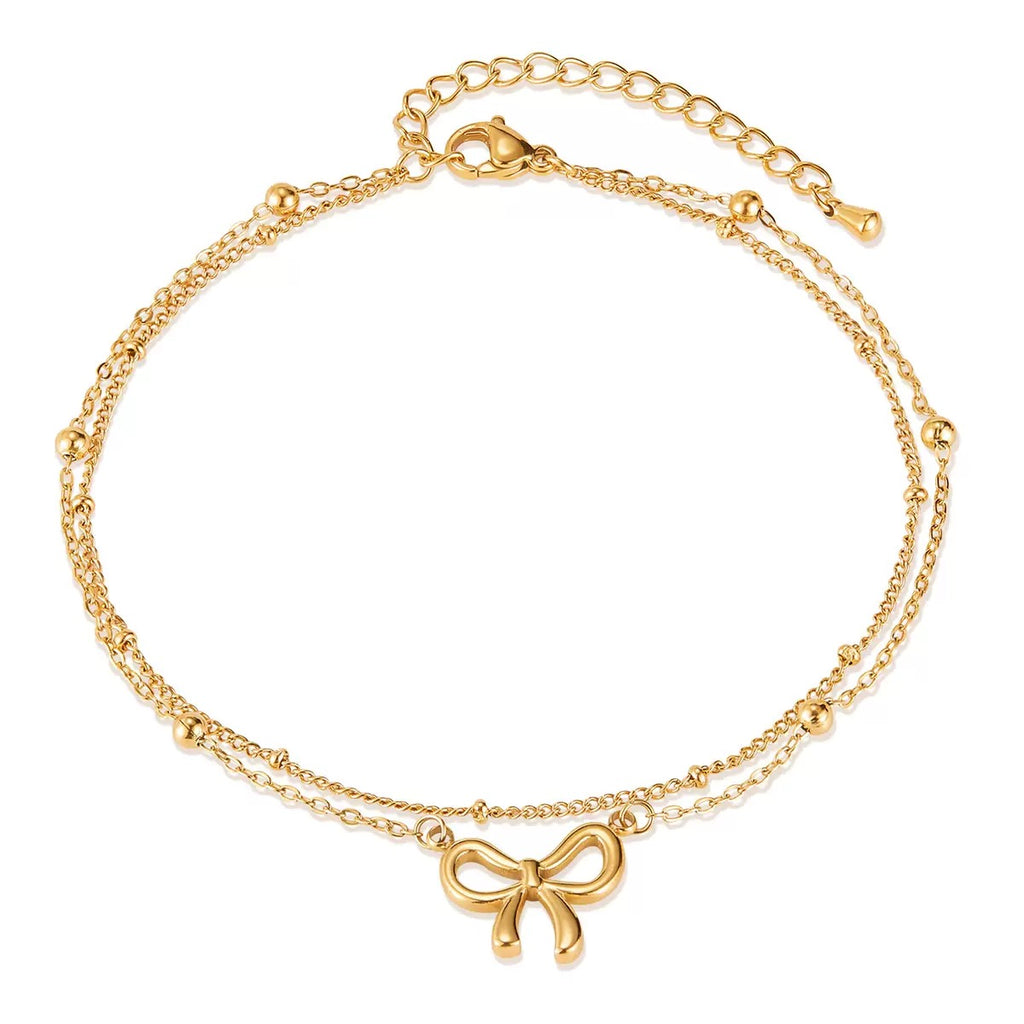 Bow 2 layer Anklet