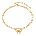 Bow 2 layer Anklet