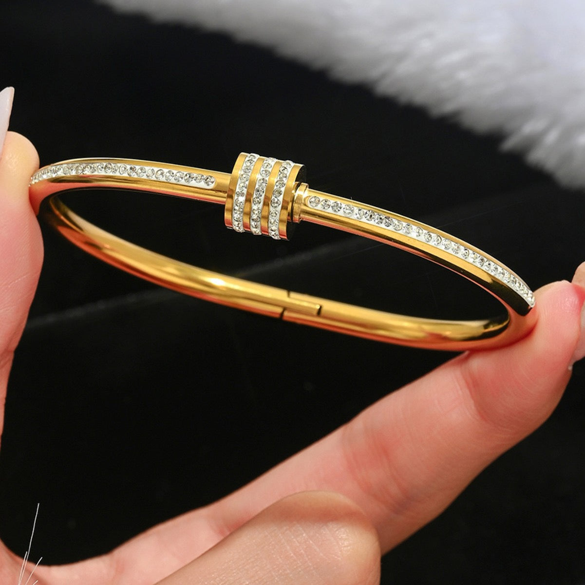 3 in 1 Stainless Steel Bangle
