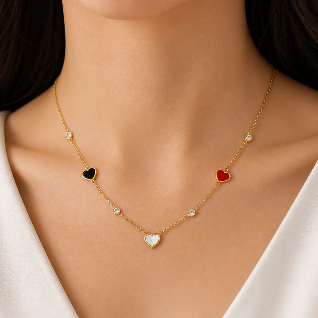Love Mix Stainless Steel Necklace