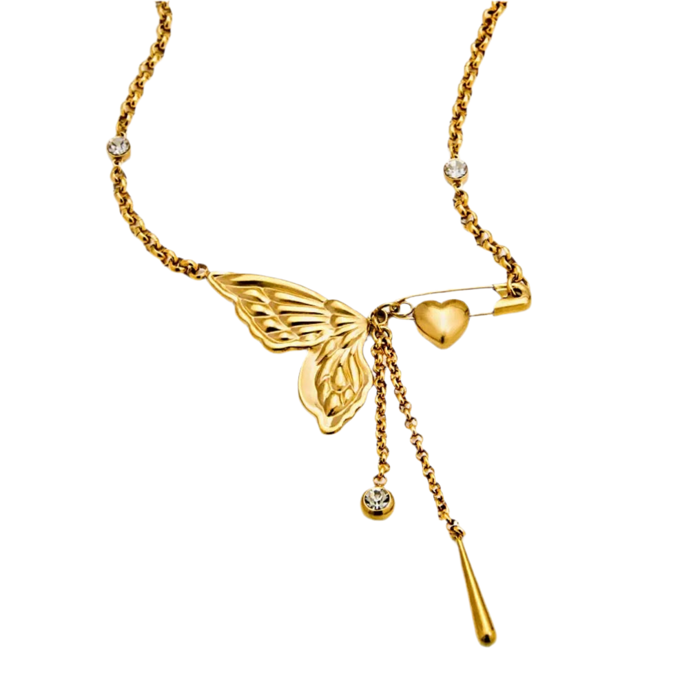 Winged Heart Necklace