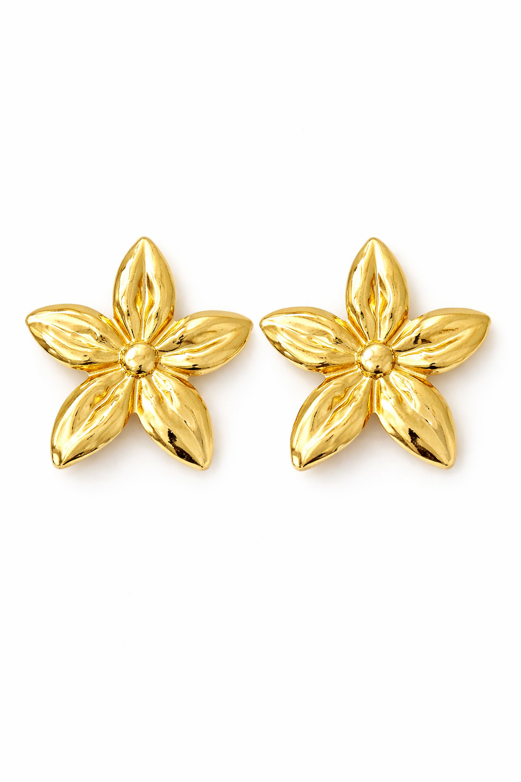 Golden Petals Earrings