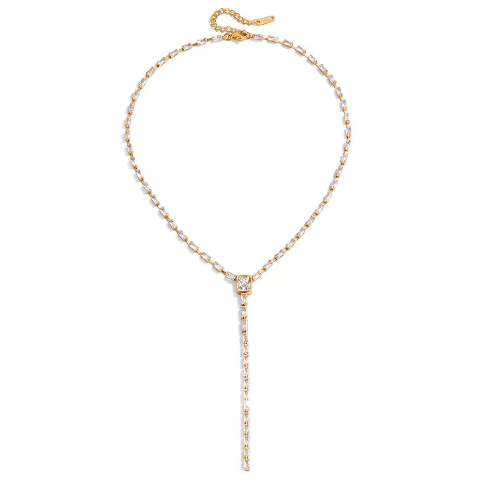 Royal Gems Stainless Steel Necklace