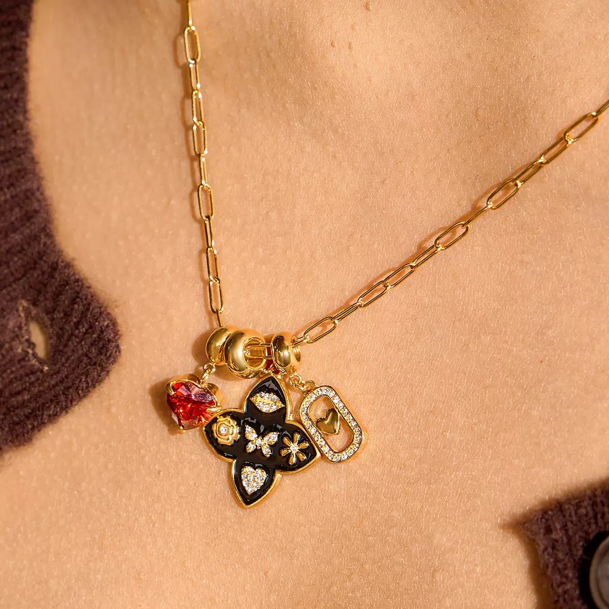 Spades Charm Necklace