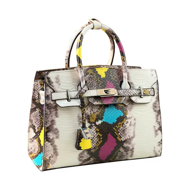 Snake Skin Large Tote Ladies Bag
