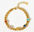 Heart Zircons Bracelet