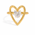 Love Stone Ring - Stainless Steel