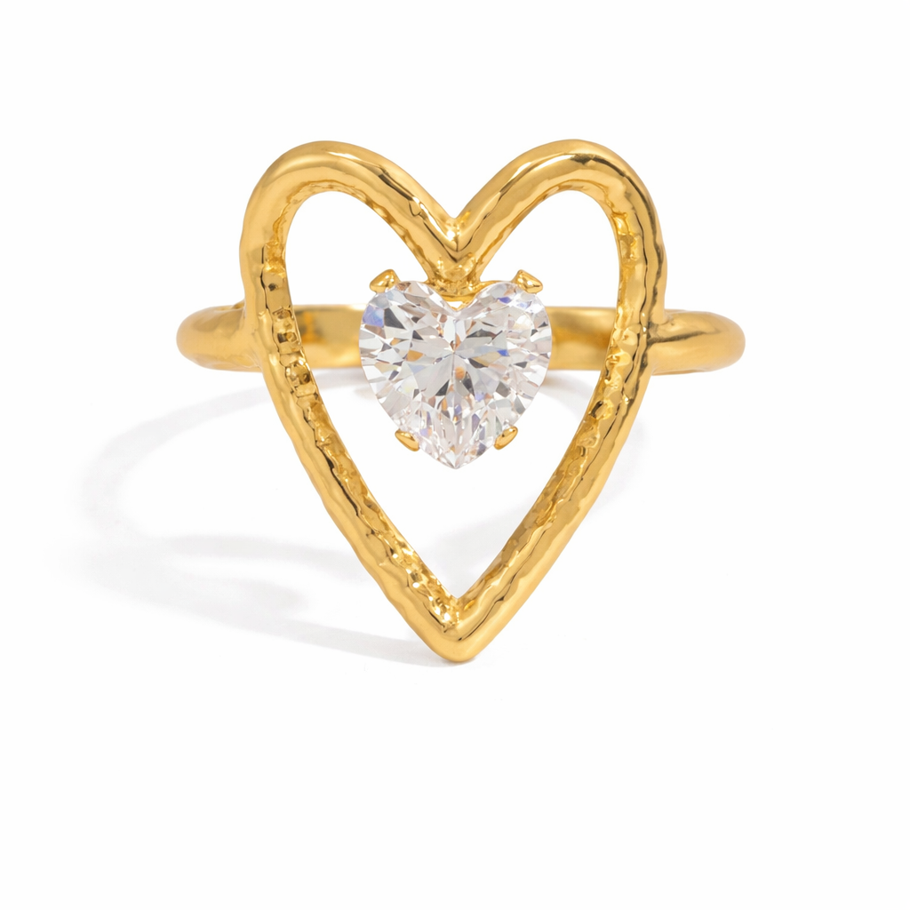 Love Stone Ring - Stainless Steel