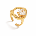 Muna Ring in 18K Stainless Steel