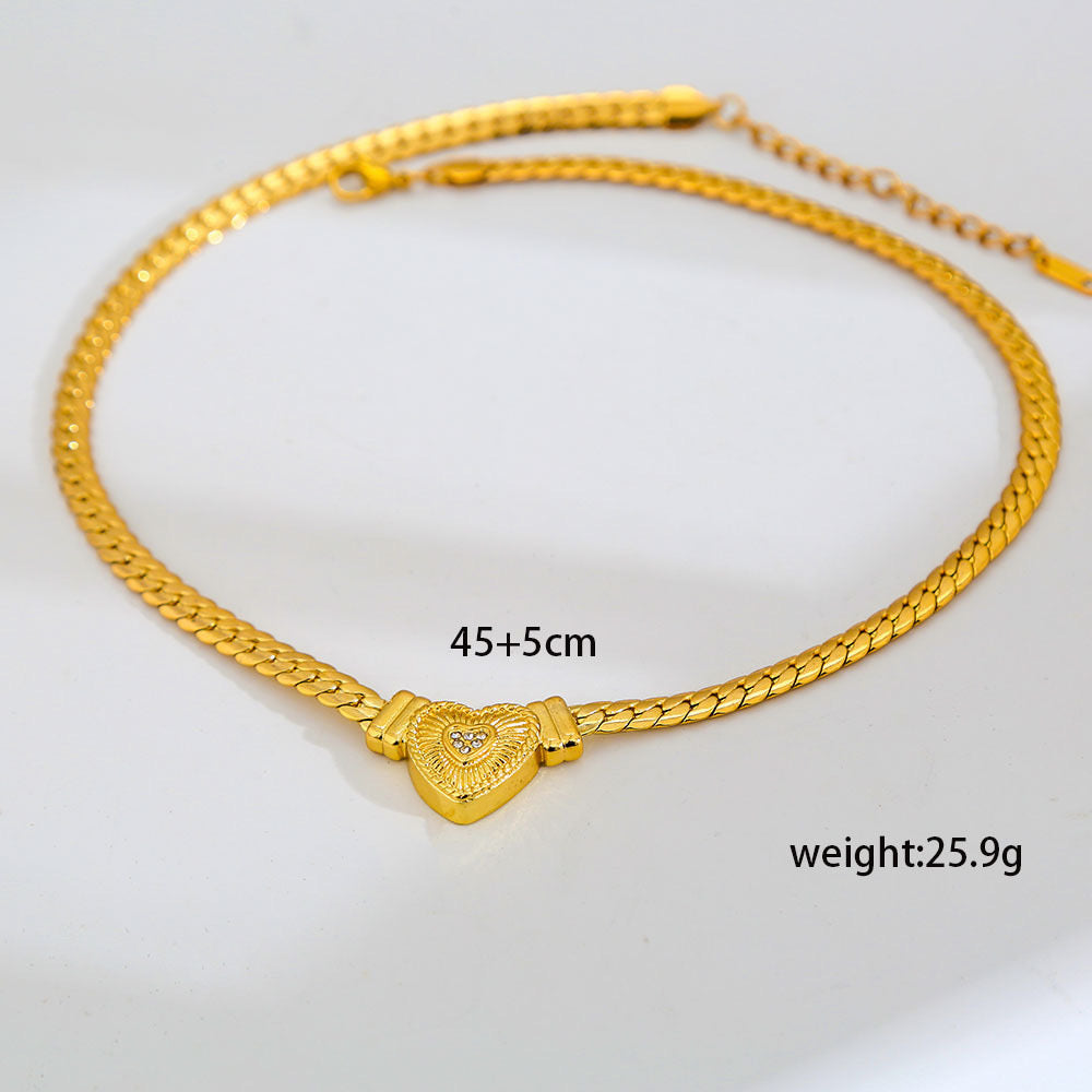 Love Chain Stainless Steel Necklace
