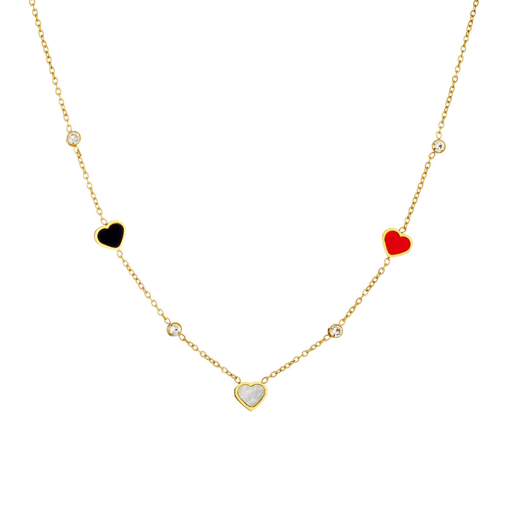 Love Mix Stainless Steel Necklace