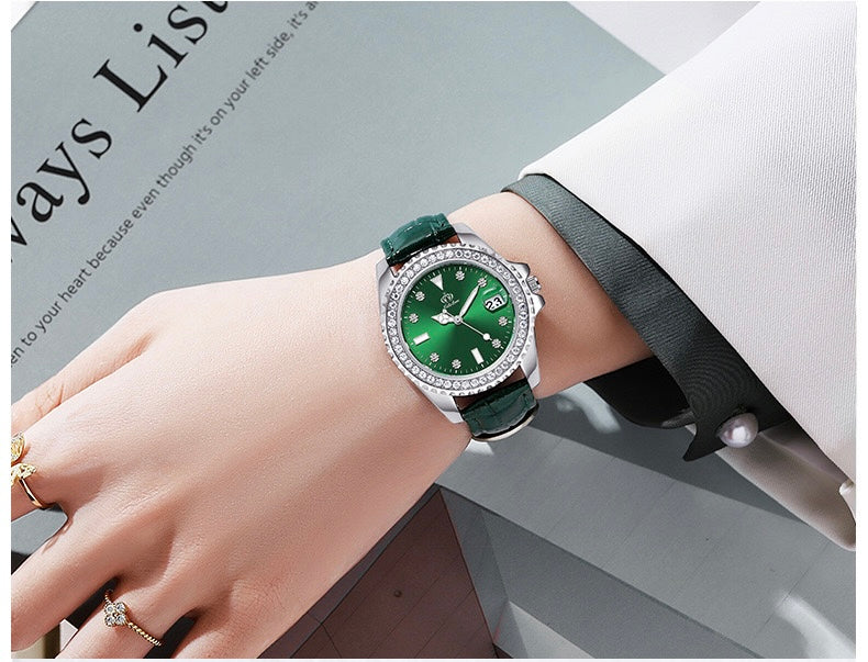 Fate Love Leather Wristwatch