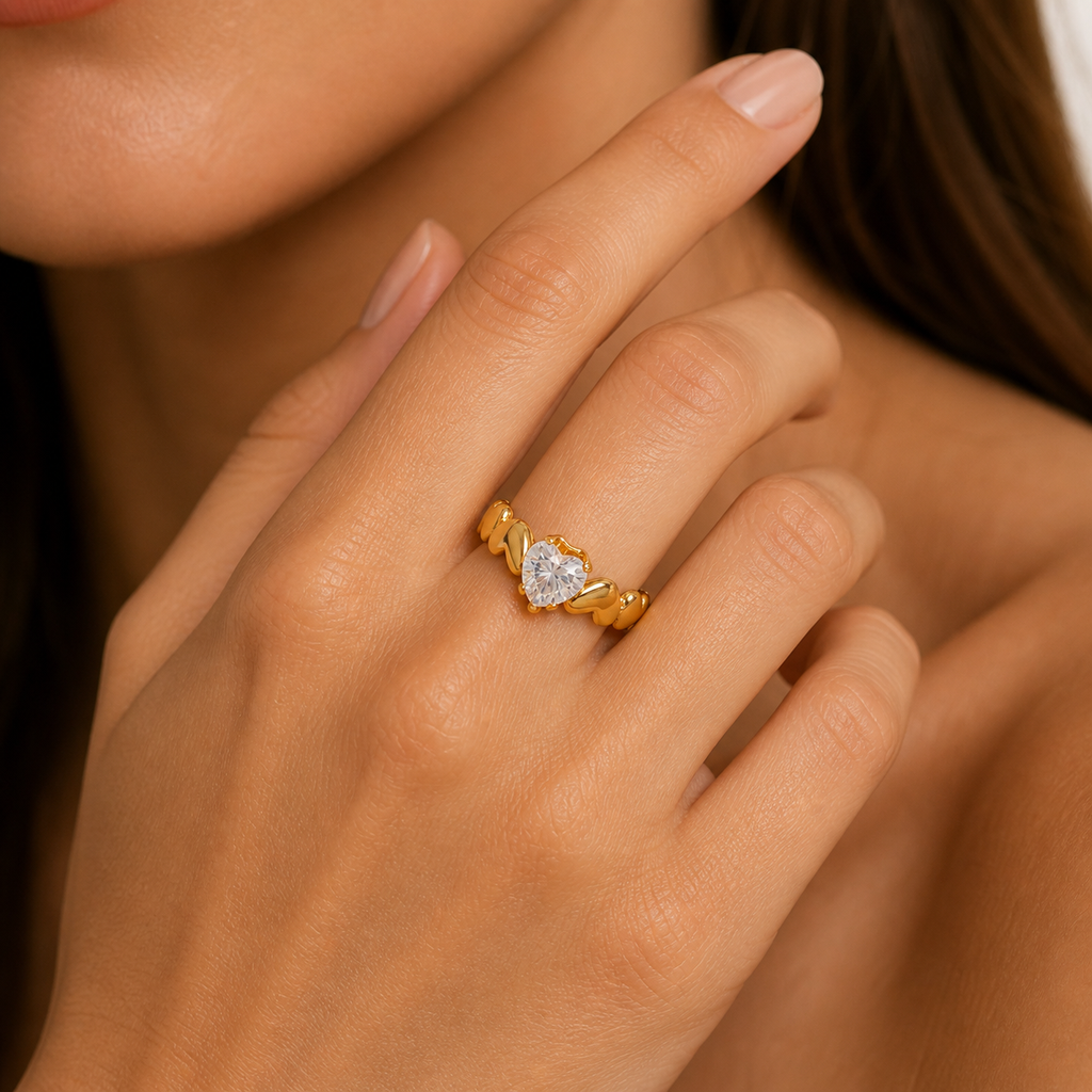 Lovey Ring in Stainless Steel